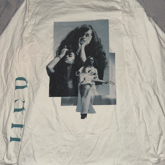 Tan Graphic Her Long Sleeve Shirt - Picture 1 of 2